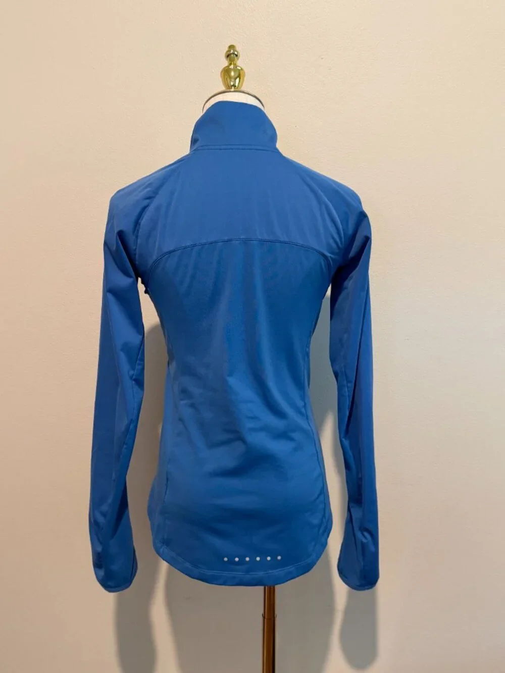 Nike Shield Blue Full Zip Running Jacket Women's Size XS Like New